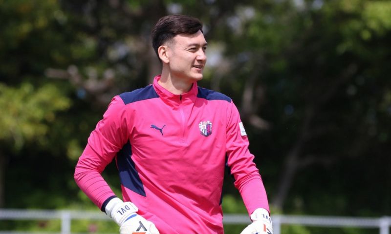 セレッソ大阪の練習に参加するGKダン・ファン・ラム選手 ⓒ Vn Express セレッソ大阪の練習に参加するGKダン・ファン・ラム選手 ⓒ Vn Express